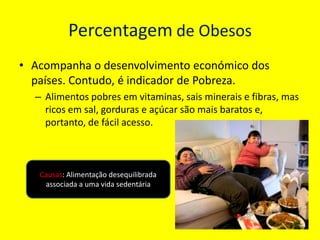 Percentagem de diabéticos tipo 2