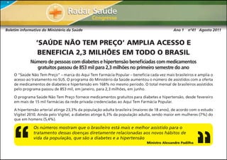 Saúde não tem preço amplia acesso e beneficia 2,3 milhões em todo o Brasil