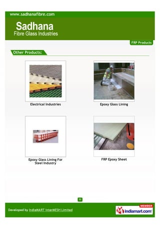 FRP Products


Other Products:




        Electrical Industries   Epoxy Glass Lining




       Epoxy Glass Lining For   ...
