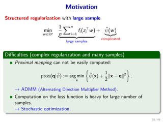 Stochastic Alternating Direction Method of Multipliers | PDF