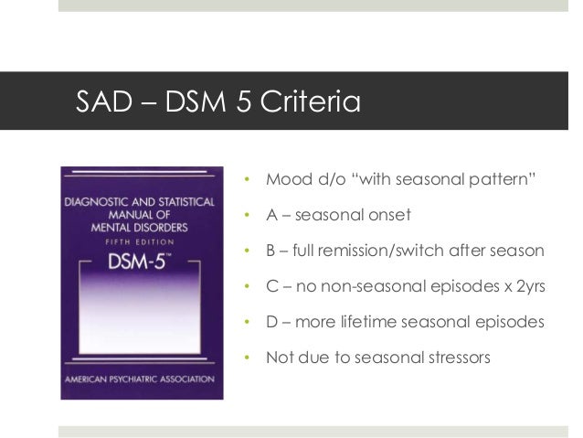 Seasonal Affective Disorder Or Why You Get The Winter Blues