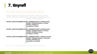 #ifndef TINYREFL_GENERATED_FILE_10403593754518508410_INCLUDED
#define TINYREFL_GENERATED_FILE_10403593754518508410_INCLUDED
TINYREFL_REGISTER_FILE(TINYREFL_FILE((TINYREFL_STRING(test_structs.h));))
TINYREFL_REGISTER_CLASS(TINYREFL_CLASS((TINYREFL_STRING(SimpleStruct)),
(TINYREFL_STRING(SimpleStruct))
))
TINYREFL_REGISTER_MEMBER(TINYREFL_MEMBER((TINYREFL_STRING(intField)),
(TINYREFL_STRING(SimpleStruct::intField)),
(TINYREFL_STRING(int)),
(&SimpleStruct::intField)
))
TINYREFL_REGISTER_MEMBER(TINYREFL_MEMBER((TINYREFL_STRING(strField)),
(TINYREFL_STRING(SimpleStruct::strField)),
(TINYREFL_STRING(std::string)),
(&SimpleStruct::strField)
))
TINYREFL_REGISTER_MEMBER(TINYREFL_MEMBER((TINYREFL_STRING(enumField)),
(TINYREFL_STRING(SimpleStruct::enumField)),
(TINYREFL_STRING(Enum)),
(&SimpleStruct::enumField)
))
#endif // TINYREFL_GENERATED_FILE_10403593754518508410_INCLUDED
CoreHard.
 