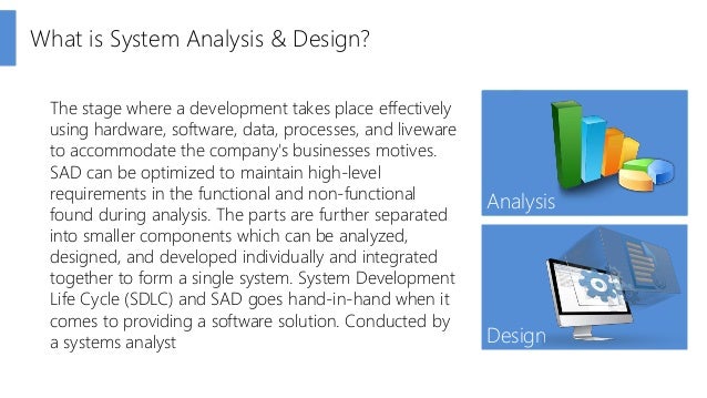 System Analysis And Design SAD 