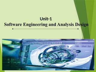 System Analysis Design with system and software | PPTX