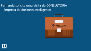 Fernanda solicita uma visita da CONSULTORIA
– Empresa de Business Intelligence
 
