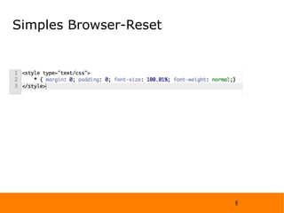 Simples Browser-Reset 