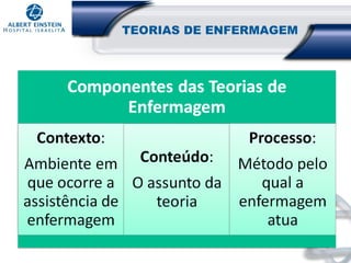 TEORIAS DE ENFERMAGEM

 