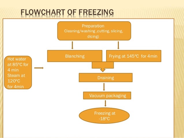 Frozen Food Process Flow Chart