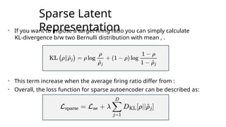 Introduction to Sparse Autoencoders and its applications | PPT