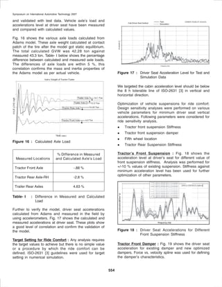 Design and Analysis of a Tractor-Trailer Cabin Suspension | PDF