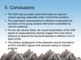 THE SIGNIFICANCE OF SAR REMOTE SENSING IN VOLCANO-GEOLOGY FOR HAZARD ...