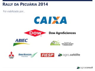 RALLY DA PECUÁRIA 2014
Foi viabilizado por...
 