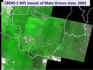CBERS-2 WFI mosaic of Mato Grosso state, 2003
 