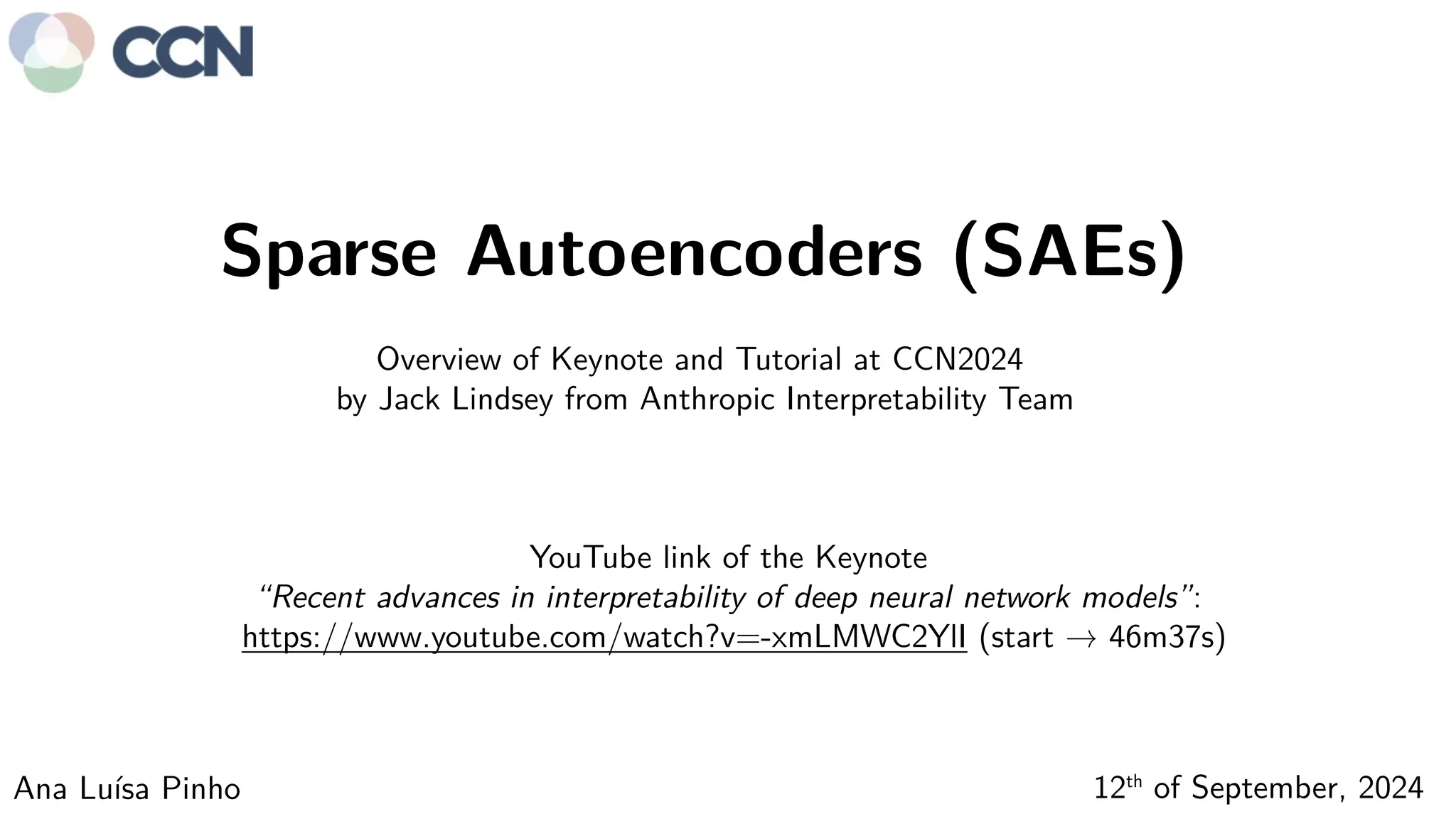 Interpretability Of Deep Neural Networks With Sparse Autoencoders Ppt Interpretability Of Deep Neural Networks With Sparse Autoencoders Ppt