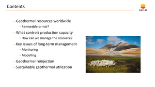 C3 - Geothermal reservoir management and sustainable use | PDF