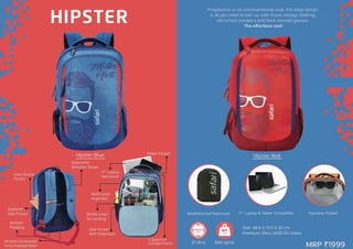 safari hipster backpack