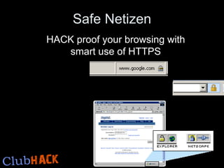 Safe Netizen HACK proof your browsing with smart use of HTTPS 