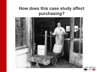 How does this case study affect
purchasing?
 