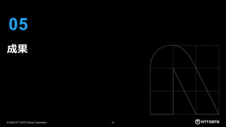 © 2025 NTT DATA Group Corporation 84
05
成果
 