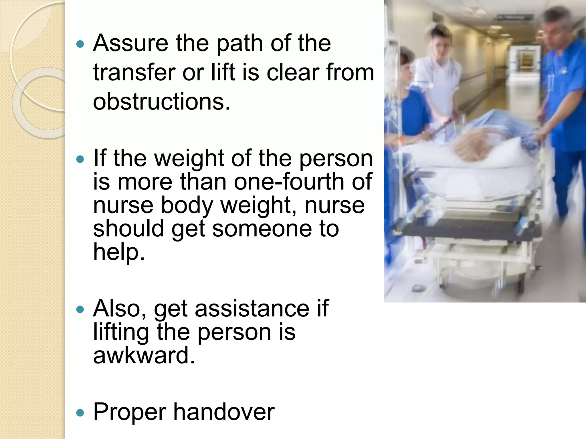 Safe transfer of patient | PPTX