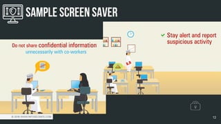 © 2018 WWW.INFOSECSAFE.COM 12
Sample Screen saver
 