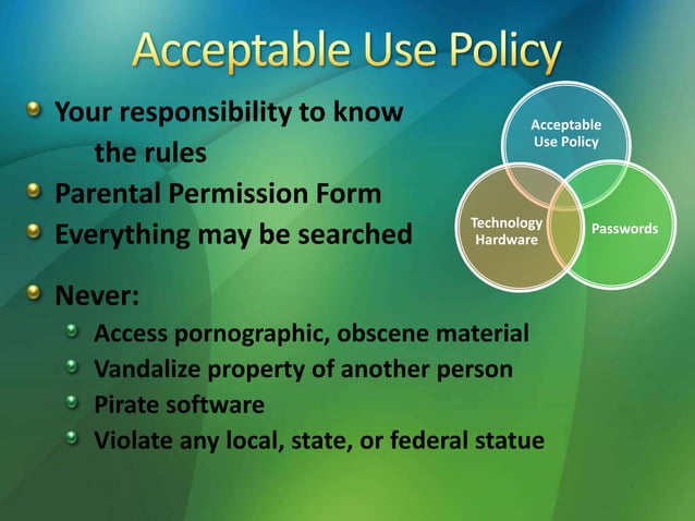 Safe and ethical use of technology in the classroom power point final ...
