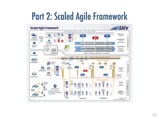 13!
Part 2: Scaled Agile Framework
 