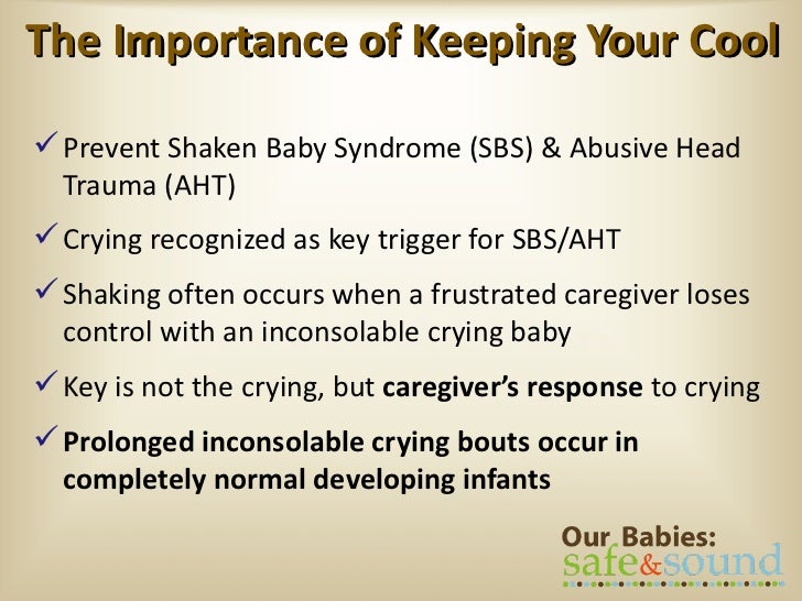 our babies safe and sound flyers or brochures about shaken baby syndrome