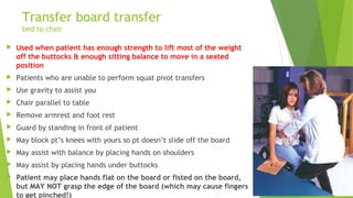 Training Module For Patient Transfer Safe aptient handling and transfer final 28 | PPT