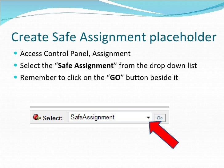 safe assignment gratis