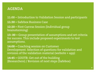 Lean Validation Workshop | PDF
