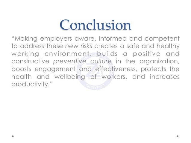 health and safety essay conclusion