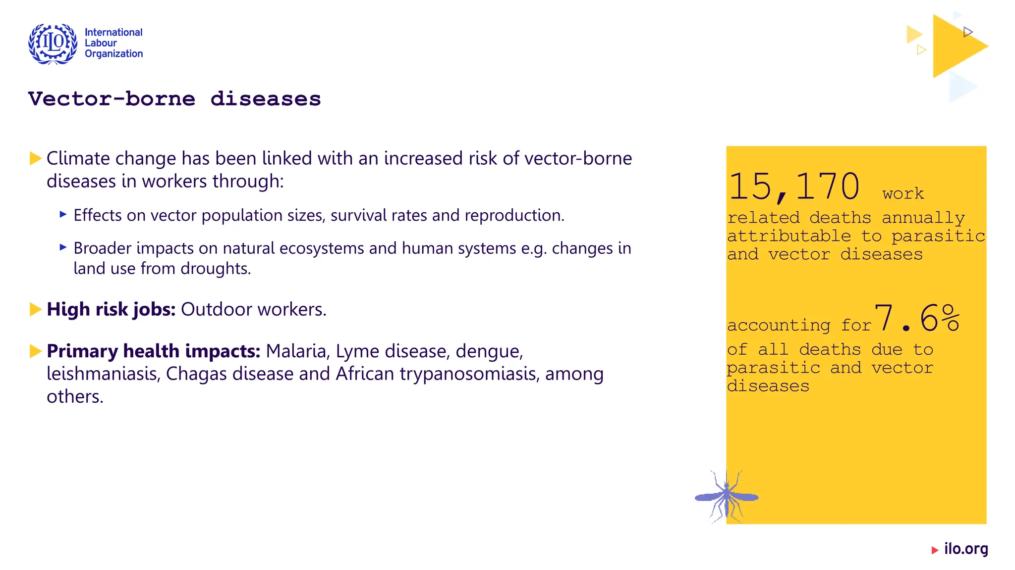 Global debate on climate change and occupational safety and health. | PPTX
