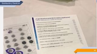 Distribución y CheckList
32
 