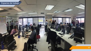 Espacios de trabajo
37
 