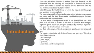 Safe Design and safety of operation of plants | PDF
