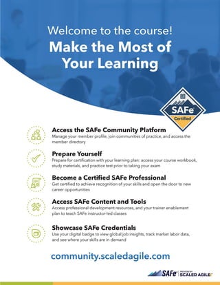 Leading SAFe Digital Student Workbook (5.0.1) 