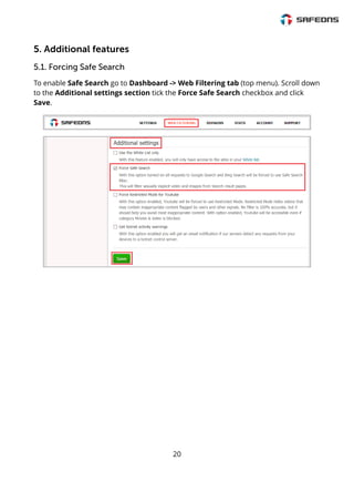 SafeDNS Content Filtering Service Guide | PDF