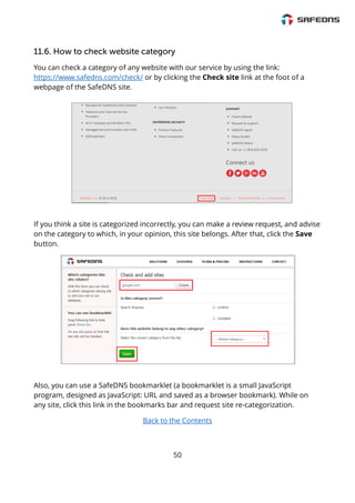 SafeDNS Content Filtering Service Guide | PDF