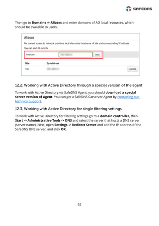 SafeDNS Content Filtering Service Guide | PDF