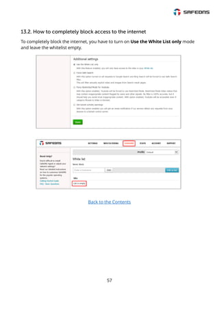 SafeDNS Content Filtering Service Guide | PDF