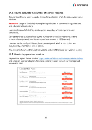 SafeDNS Content Filtering Service Guide | PDF