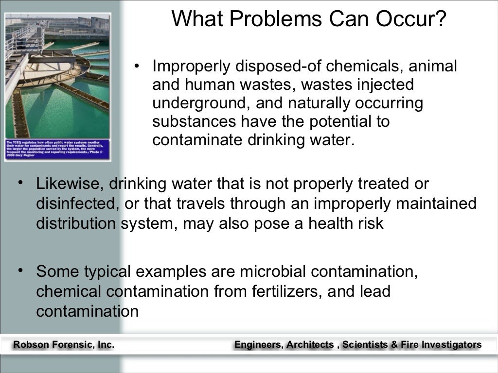 Safe Drinking Water Act How Safe is My Drinking Water