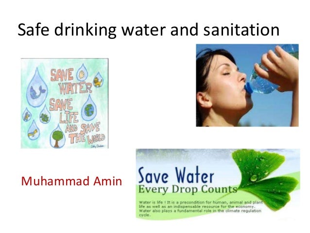 drinking water sanitation