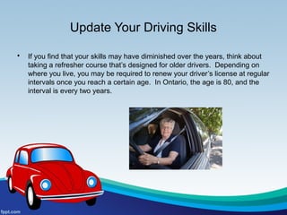 Safe driving tips for seniors
