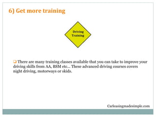 Safe driving tips for young drivers | PPTX