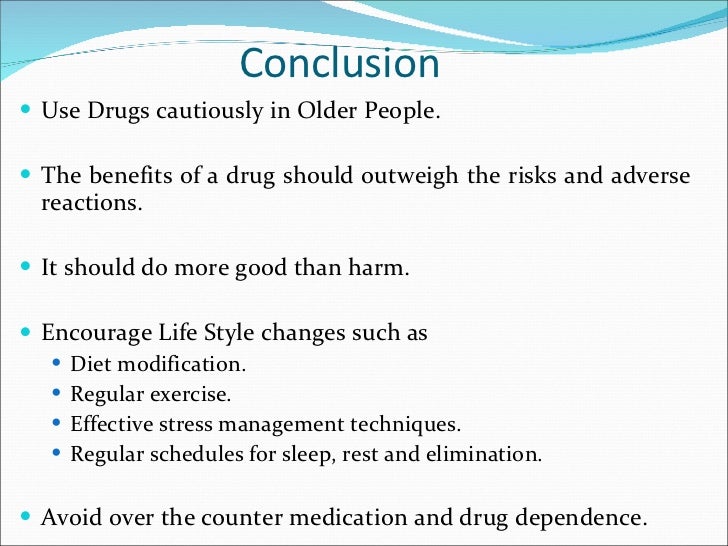 drugs research paper conclusion