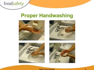 Safe Food Handler 5
Proper Handwashing
 