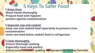 Cook Thoughly Safe food Handling B.sc Nursing 3rd Sem | PPTX