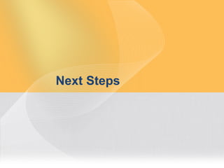 Next Steps

© 2008 - 2013 Scaled Agile, Inc. and Leffingwell, LLC. All rights reserved.

55

 